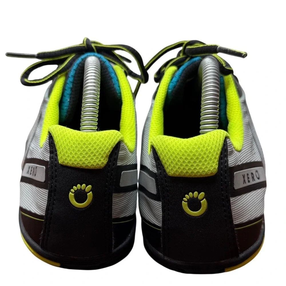 Xero Shoes HFS Mens 8 Blue Black Neon Minimalist Barefoot Road Running Sneakers